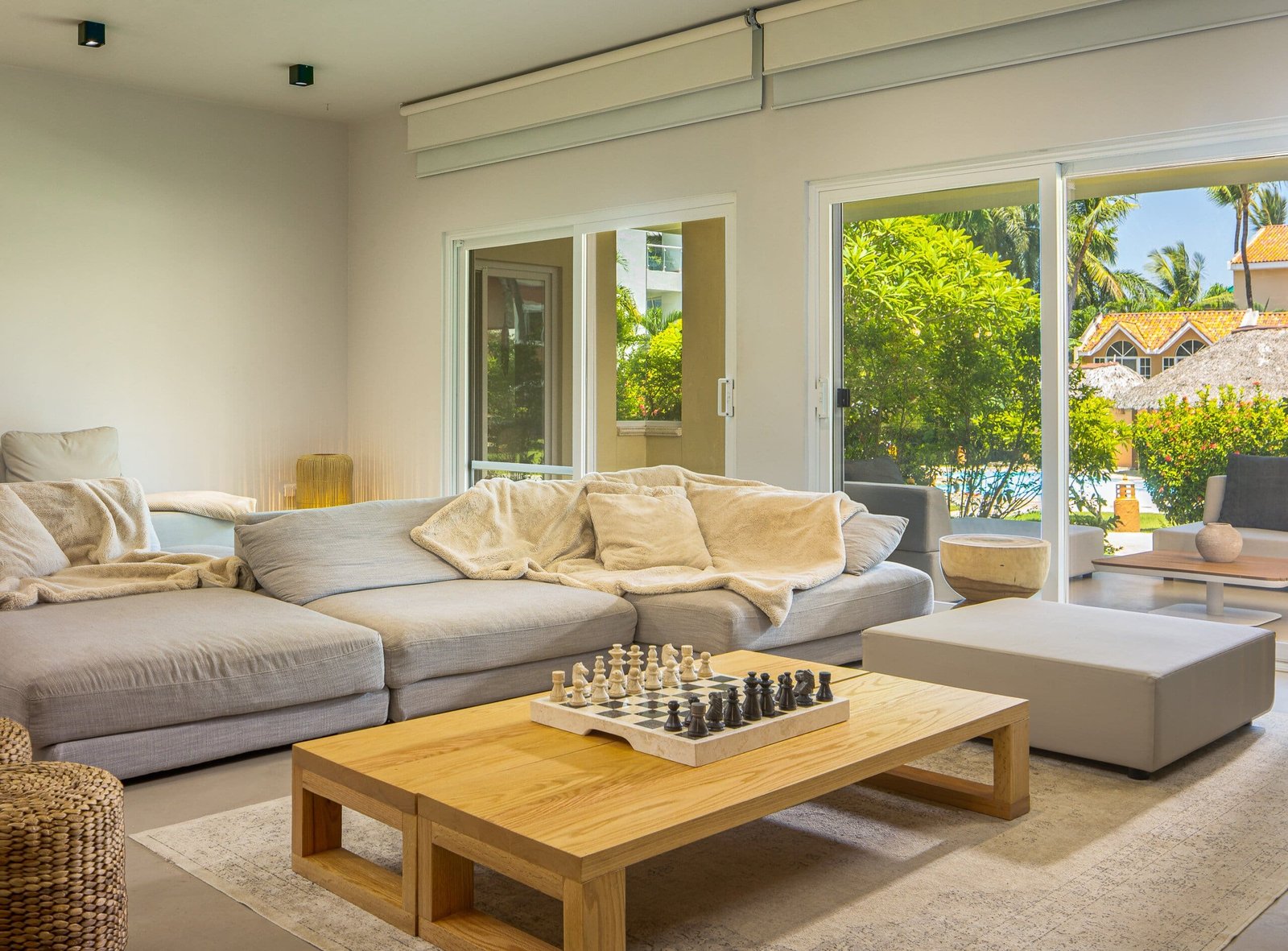 Large Living Room Cabarete Minimalist Boho Haven OceanDream