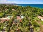 Coastal Villa: Luxury Living Birds Eye View