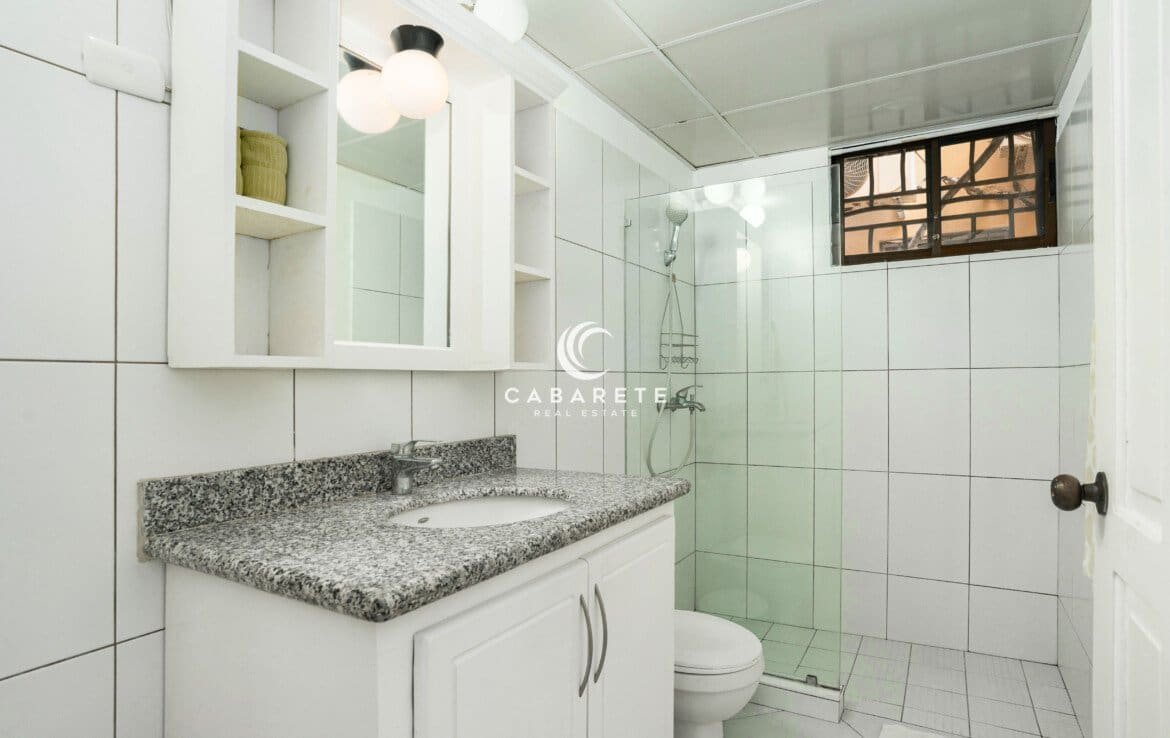 Central Cabarete Condo Bliss Master Bathroom