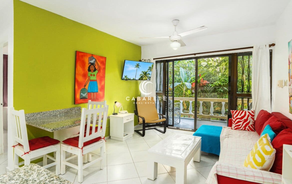 Central Cabarete Condo Bliss Living Area
