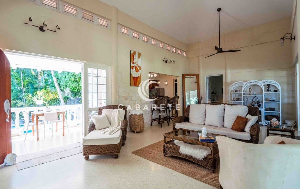 Caribbean Style Encuentro Villa Living Area
