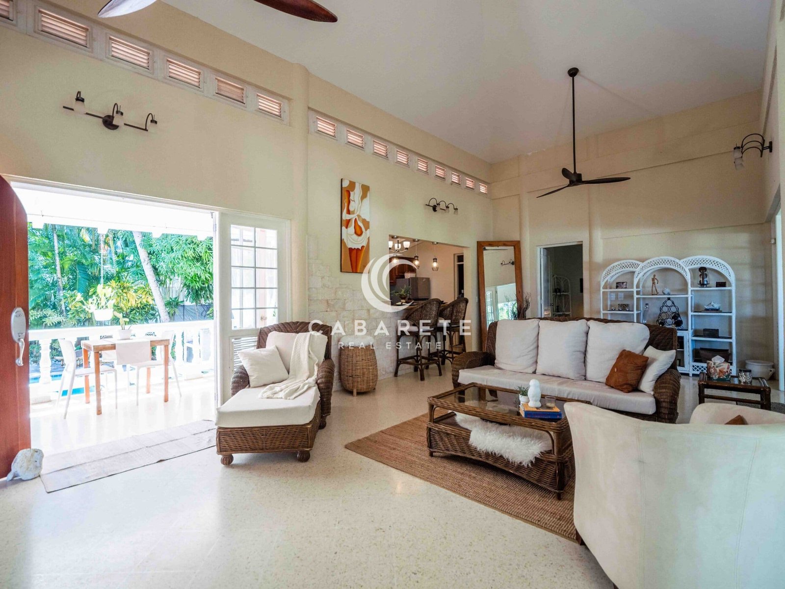 Caribbean Style Encuentro Villa Living Area
