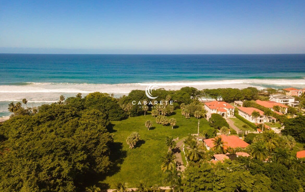 Two Quiet Beachfront Lots Cabarete