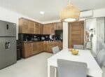 One Bedroom Beachfront Condo Kitchen