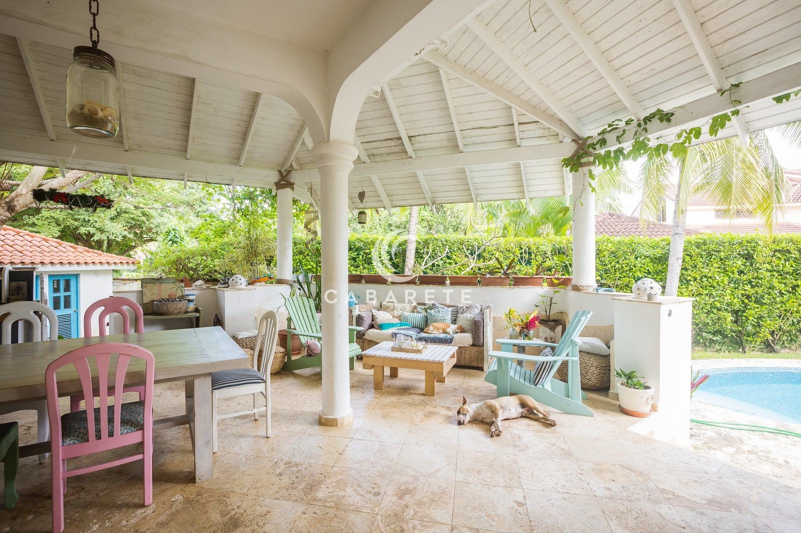 Spacious Perla Marina Villa Outside Living