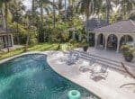 Birds view of house at low angle