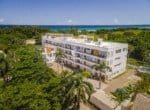 Encuentro Beachside Condo Drone View