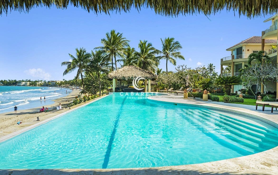 Beachfront Cabarete Center Condo