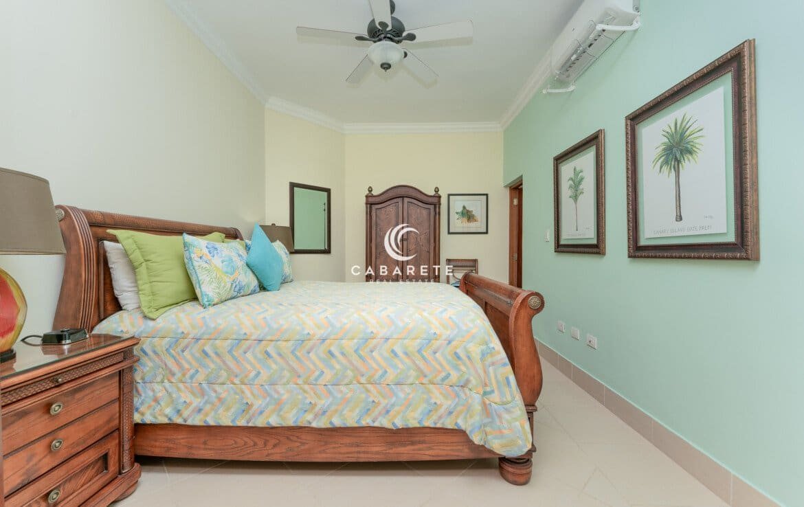Beachfront Cabarete Center Condo Bedroom 1