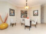 Beachfront Cabarete Center Condo Dinning Area