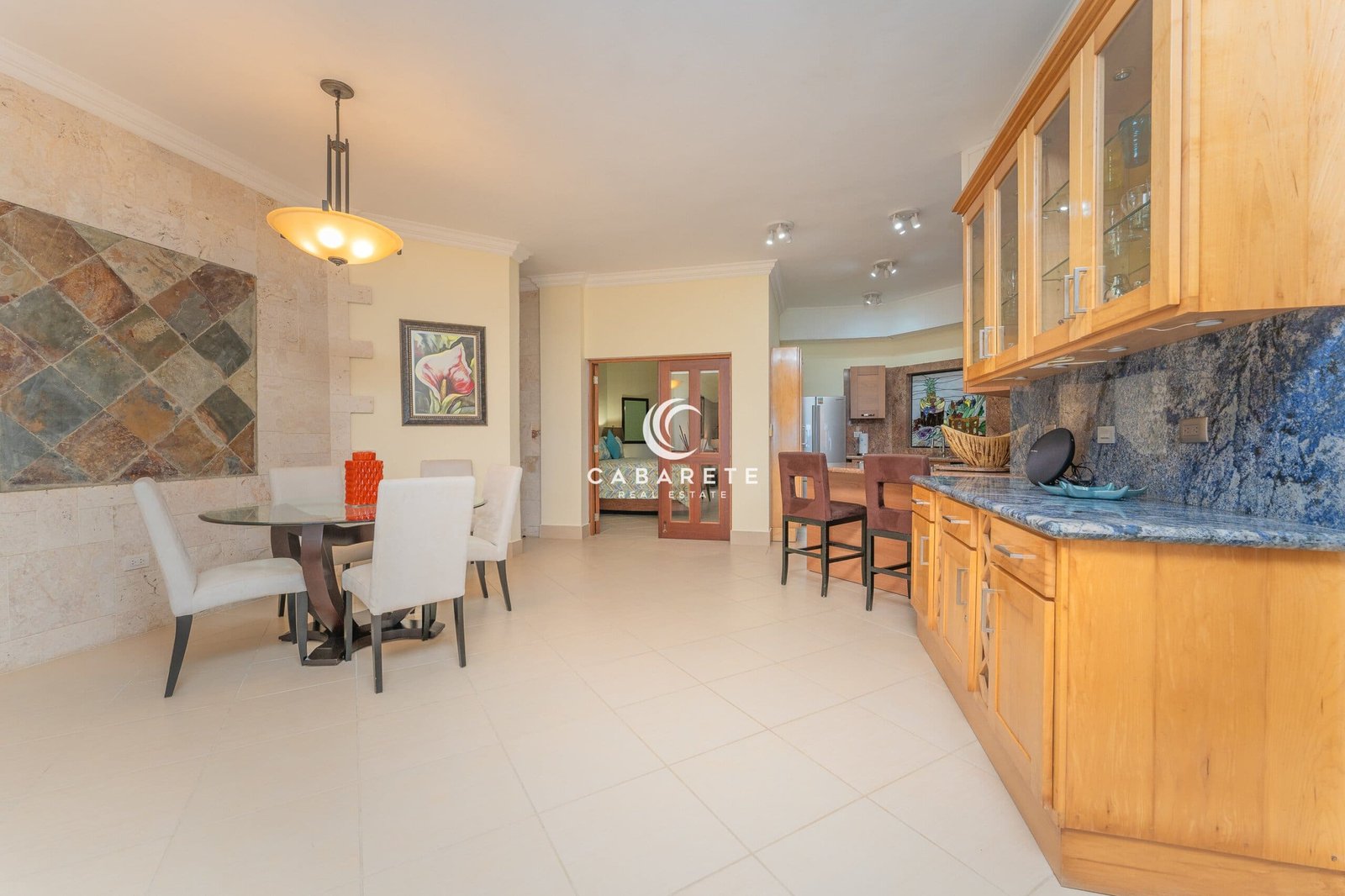 Beachfront Cabarete Center Condo Kitchen