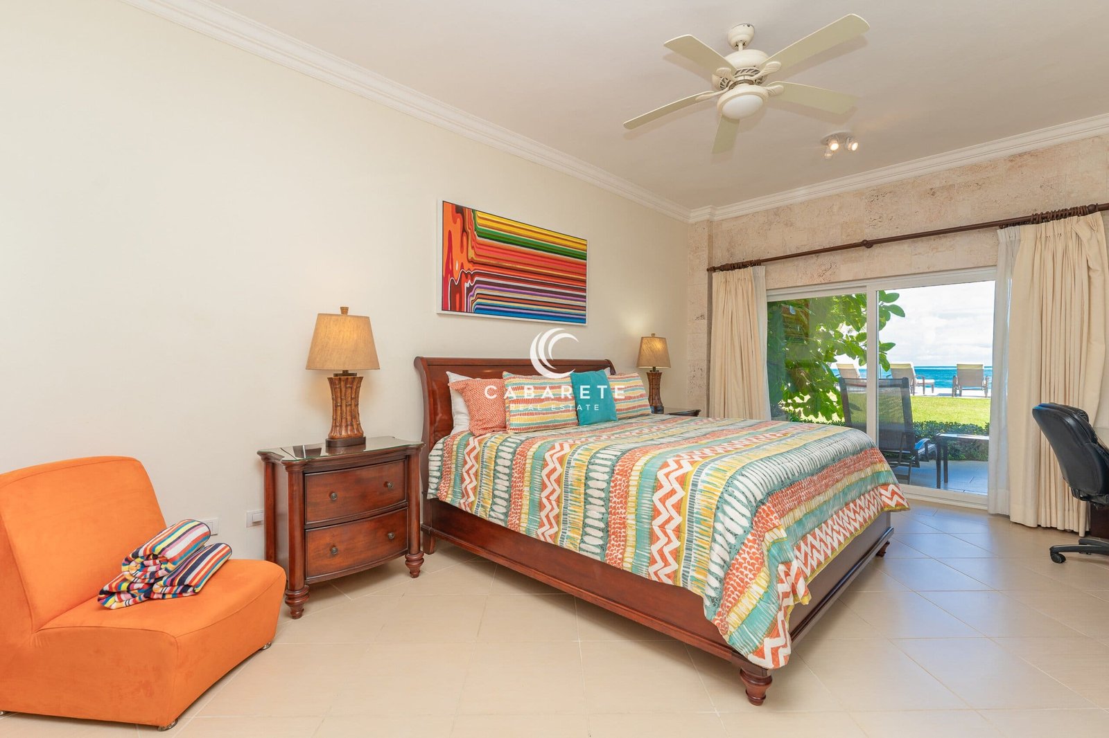 Beachfront Cabarete Center Condo Bedroom 2