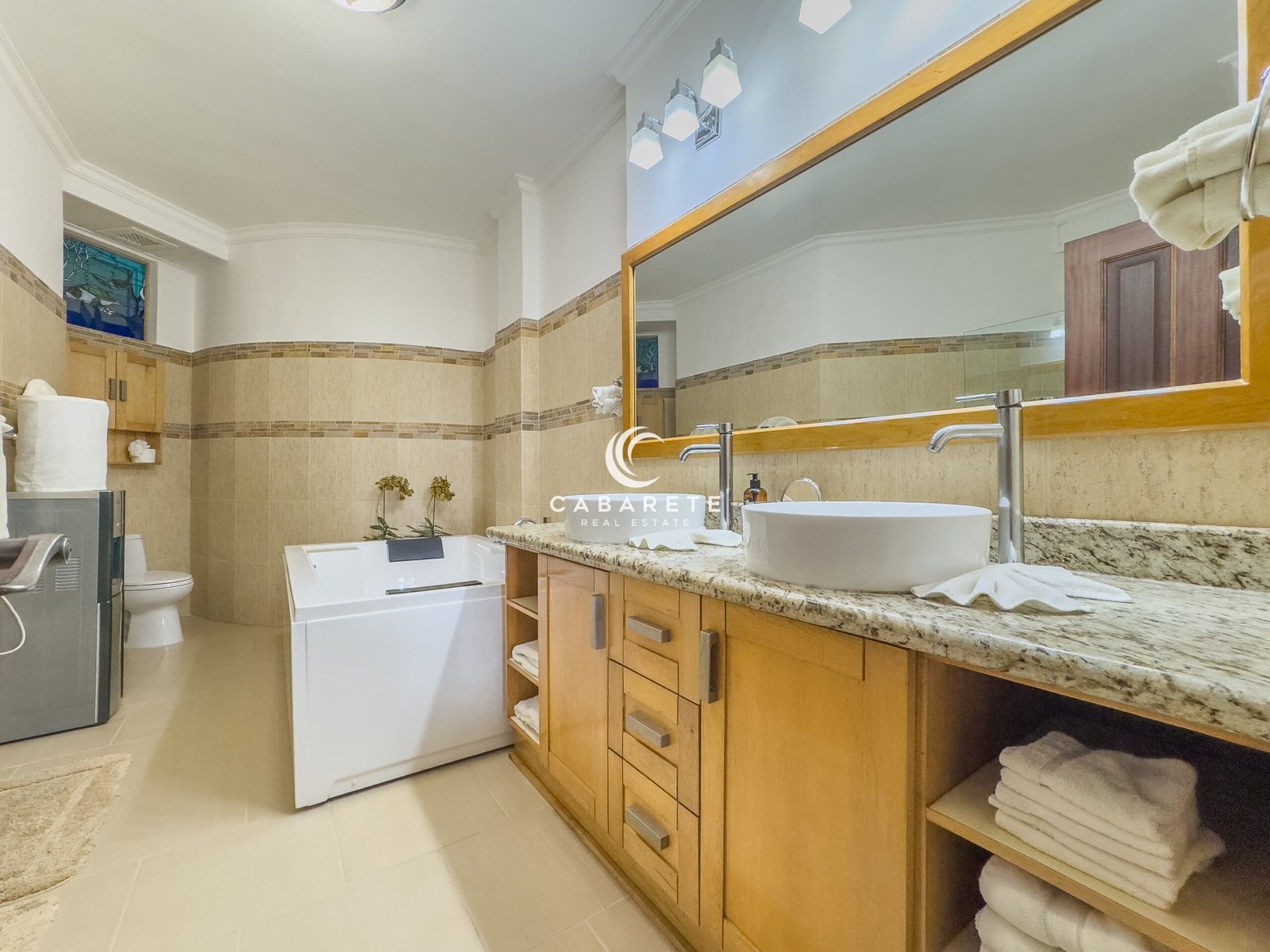 Beachfront Cabarete Center Condo Bathroom 1