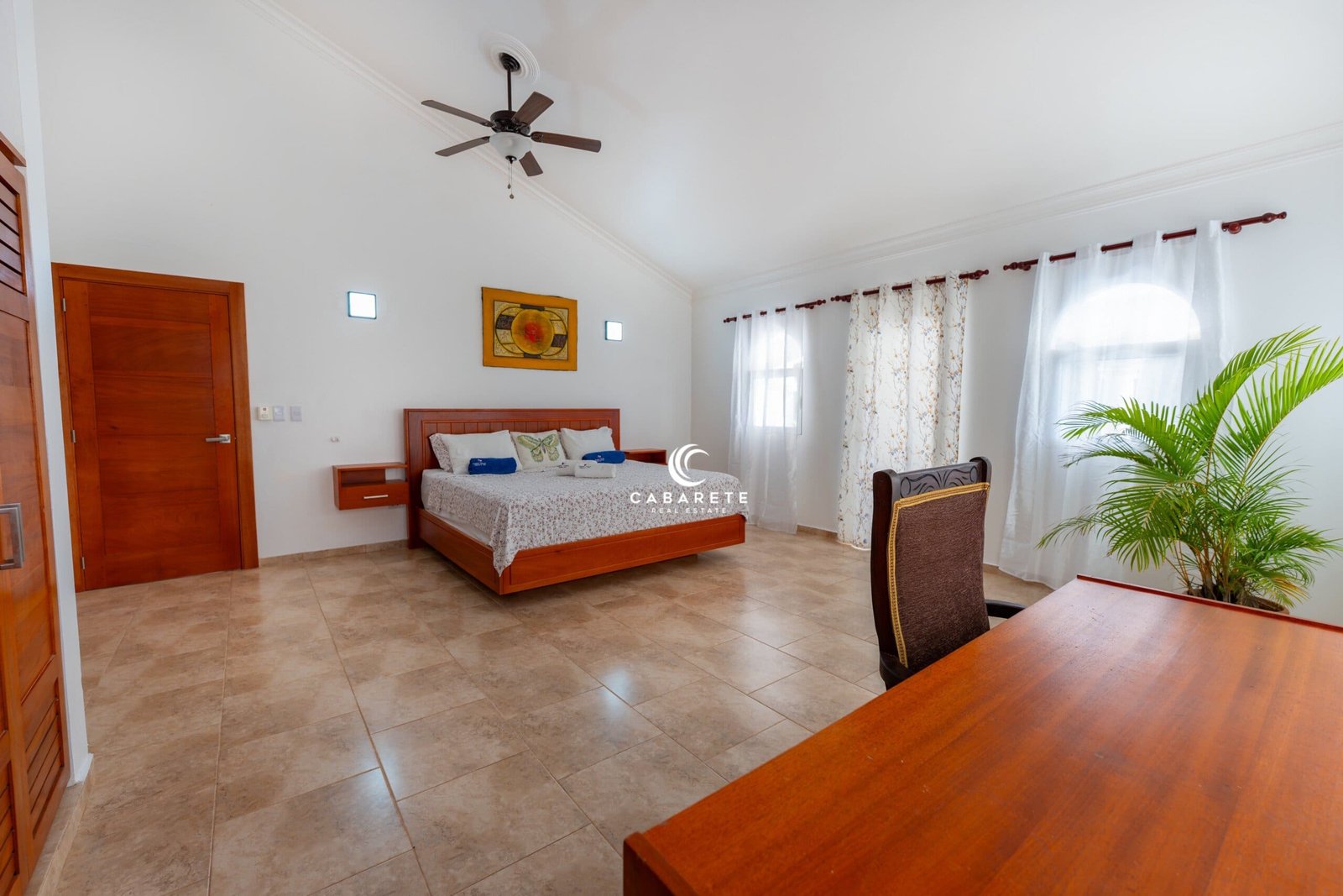 Cozy and private villa in Cabarete East with enclosed yard and covered terrace. #CabareteEastVilla #TropicalHome #DominicanRepublicRealEstate