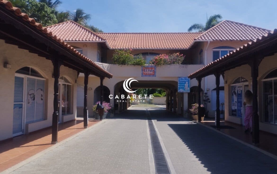 Commercial spaces Cabarete Plaza El Patio – investment real estate opportunity Dominican Republic.