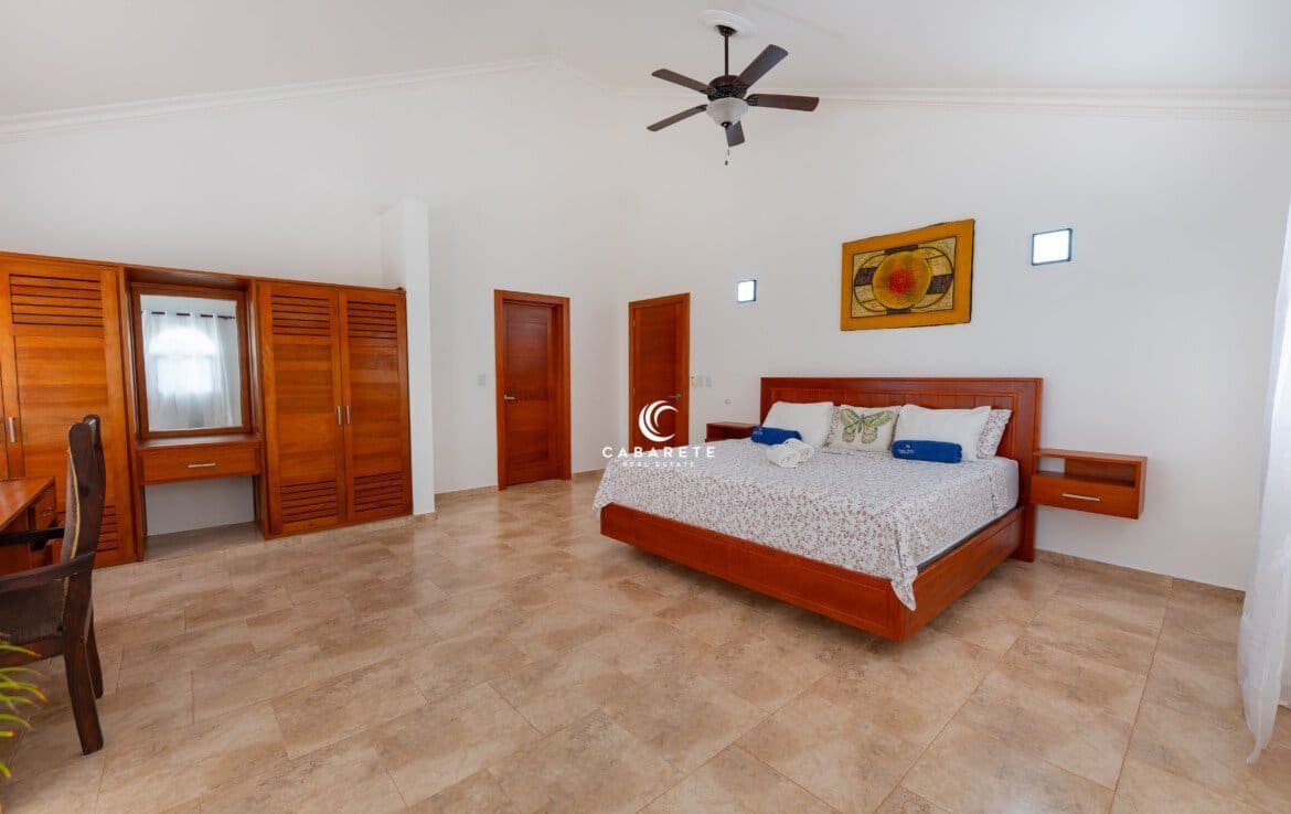 Spacious 2-bedroom villa ideal for year-round living or vacation rental income. #VillaForSaleCabarete #RentalIncomeProperty #IslandLiving