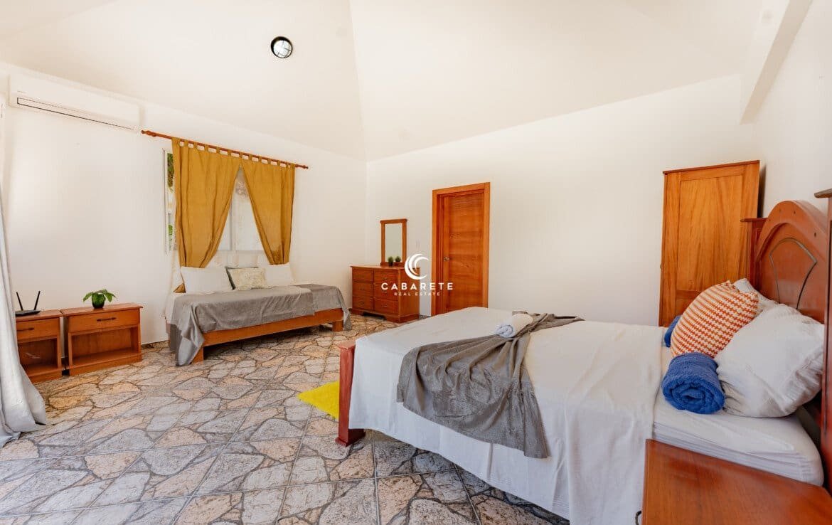 Walking distance to supermarkets, cafes, and yoga studios in Cabarete East. #ConvenientLocation #WalkableCommunity #CabareteEast