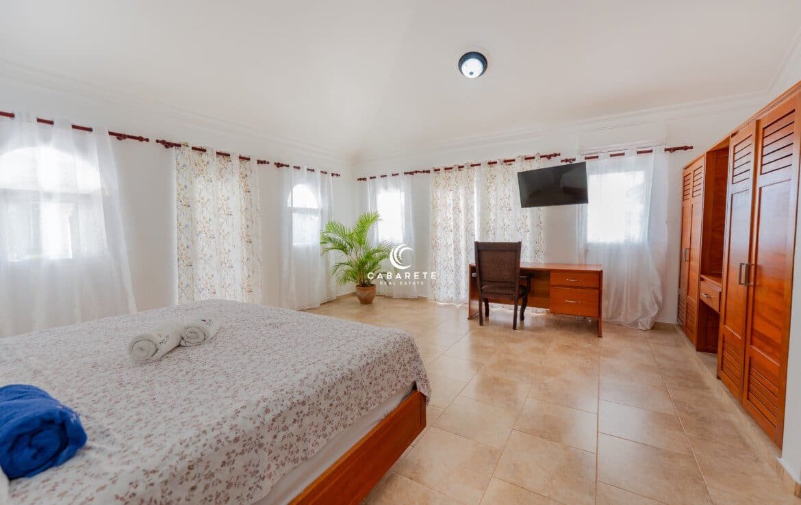 Secure and peaceful gated community villa just minutes from downtown Cabarete. #SecureLiving #CabareteHomes #DRPropertyForSale