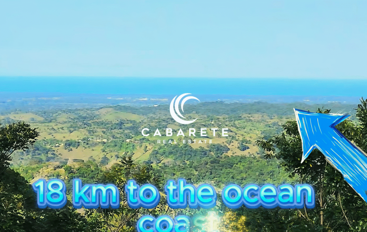 Organic cacao farm for sale near Cabarete in the Dominican Republic with on-site chocolate factory and panoramic views