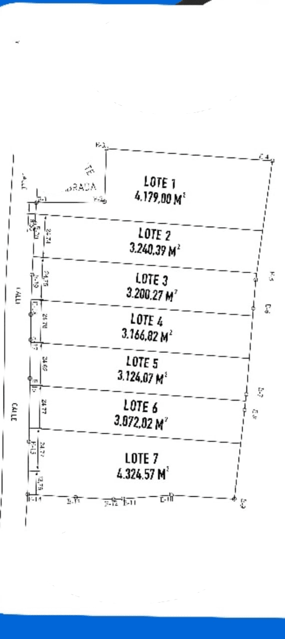 Unbuilt beachfront lot with palm trees and horizon view in Las Canas
