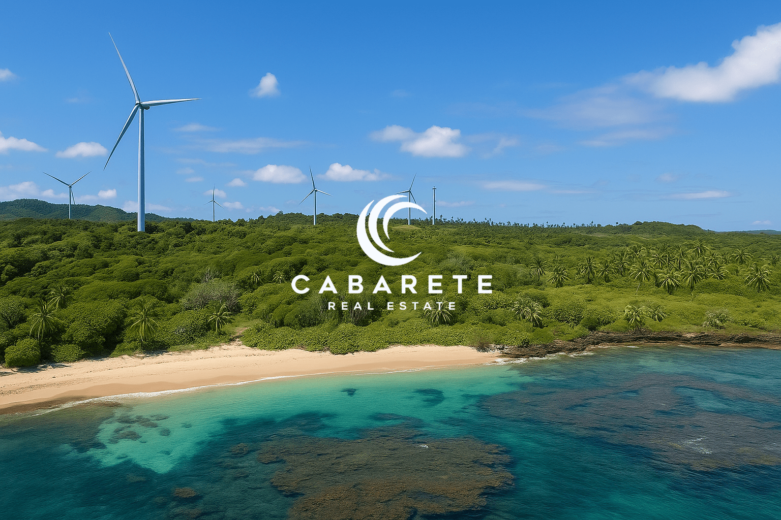 Undeveloped beachfront land suitable for eco-resorts, villas, or hotels near Luperón