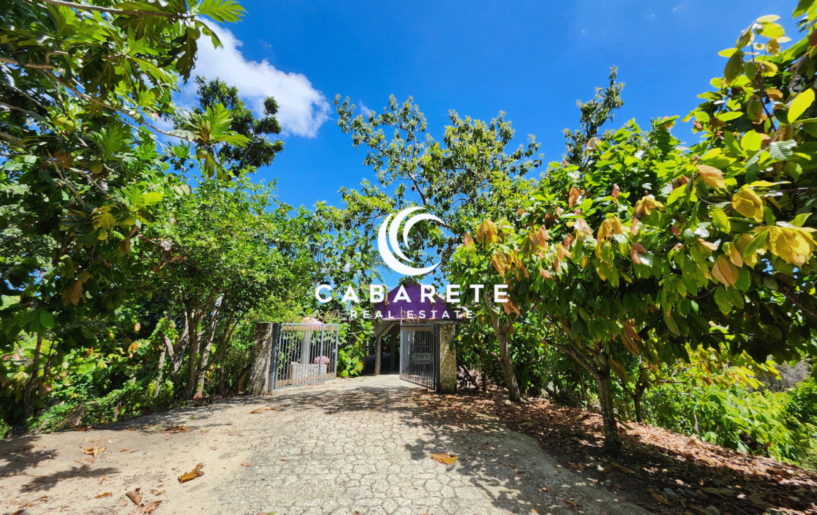This cacao farm in the Dominican Republic features a chocolate production facility and breathtaking panoramic views, offering both agricultural and tourism potential