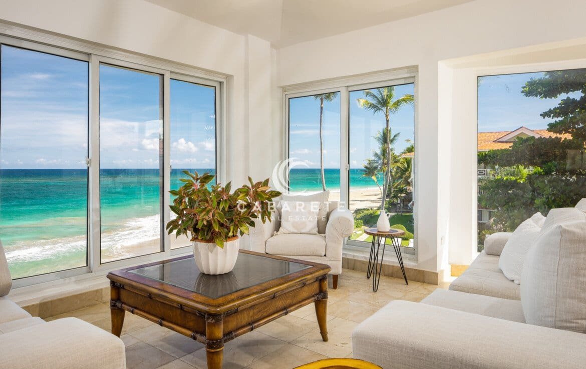 Cabarete Beachfront 4-Bedroom Penthouse