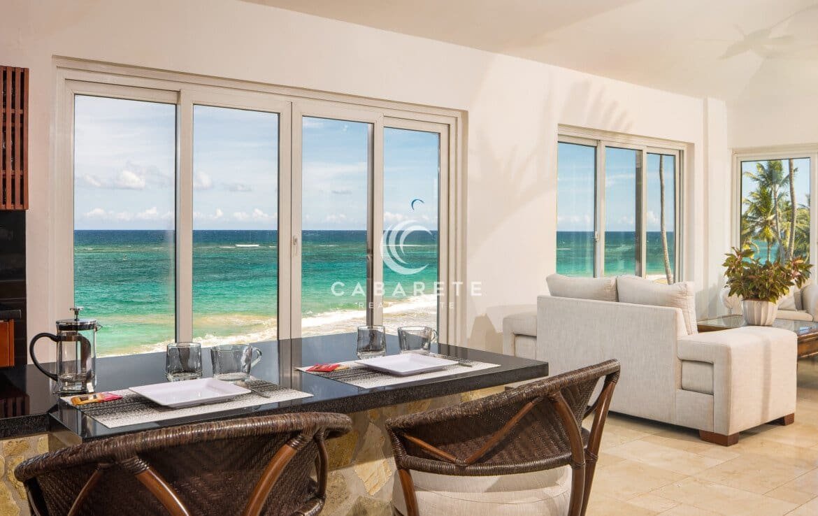 Cabarete Beachfront 4-Bedroom Penthouse
