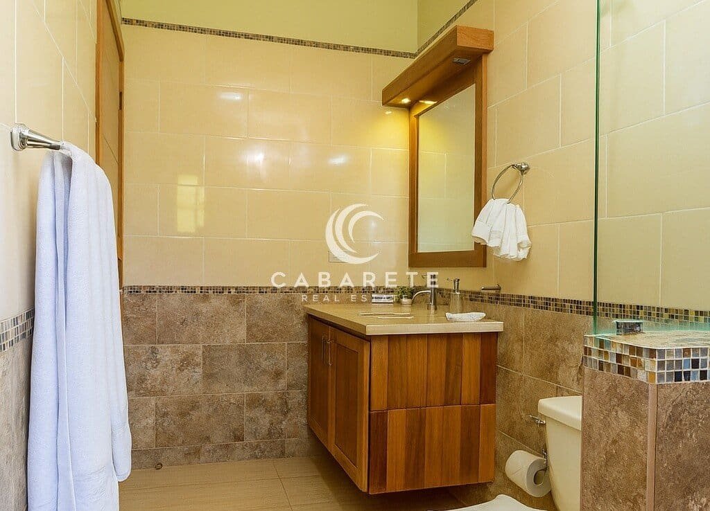 spacious living room cabarete casa linda wm