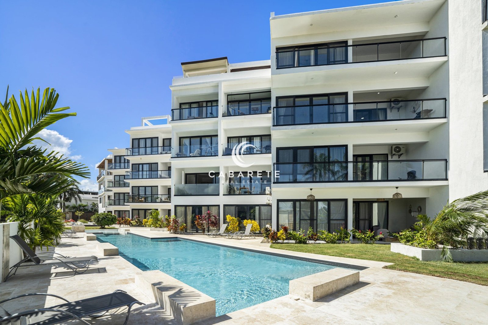 Newly furnished interior of a Cabarete condo for sale