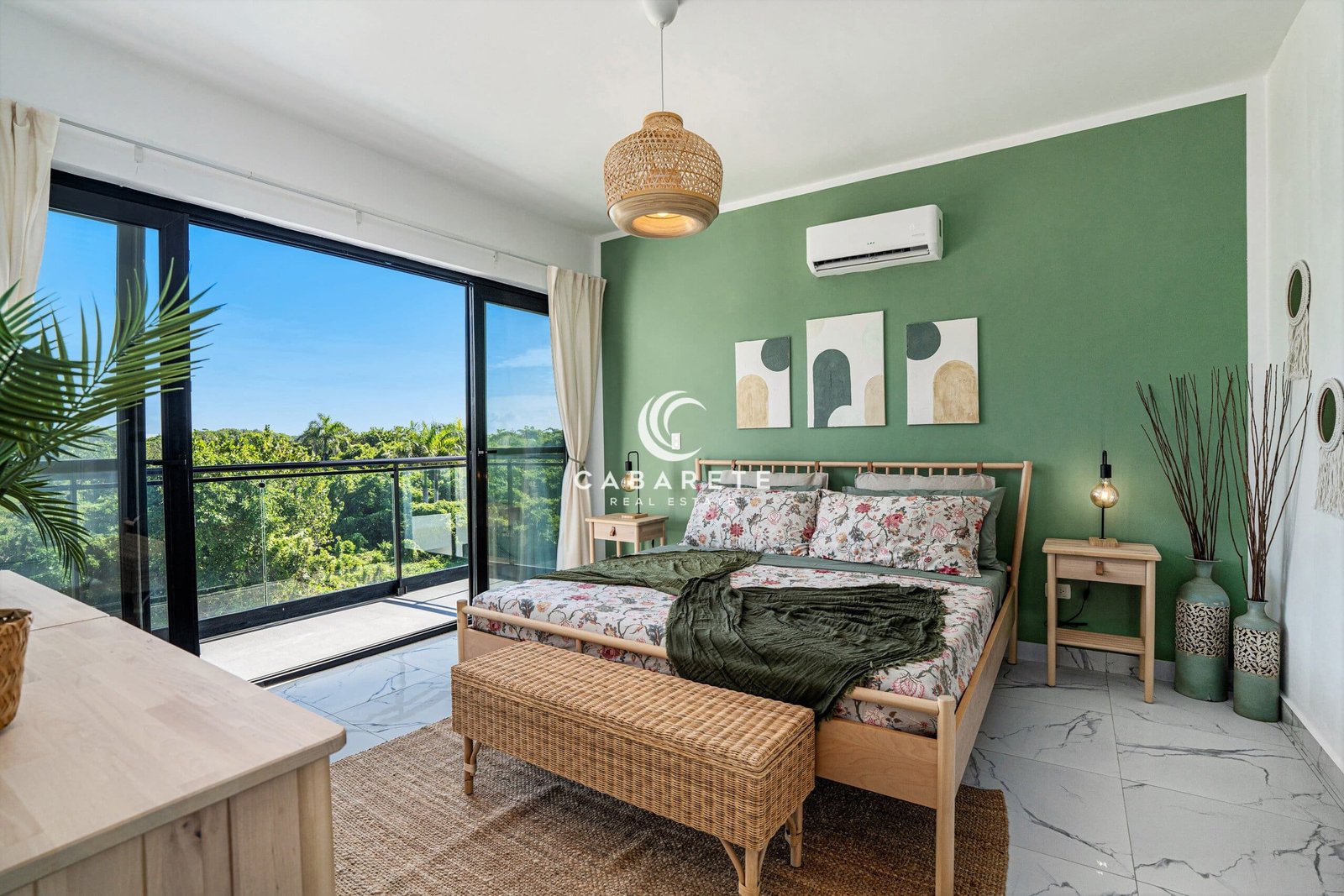 Open-plan layout in a modern Cabarete condo for sale