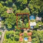 Land for sale in ProCab Cabarete inside a gated community with mature trees and easy road access
