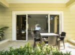 Ground floor garden condo terrace in Pro Cab Cabarete