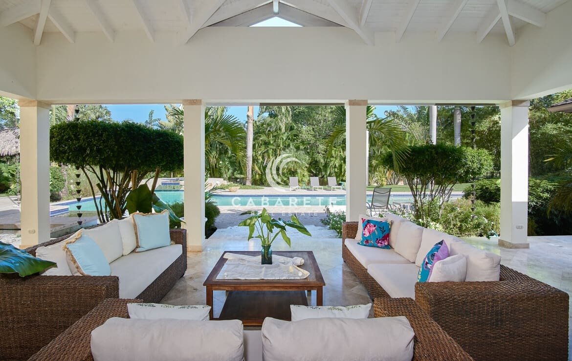 gazebo beachside luxury villa cabarete