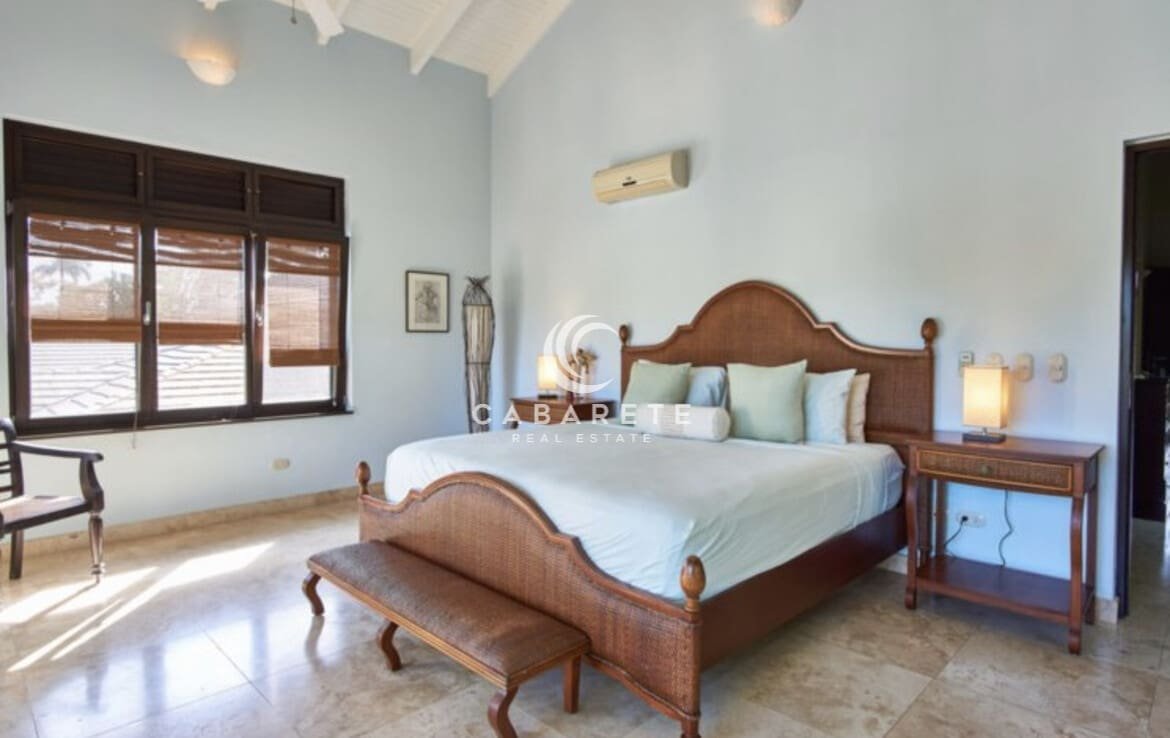 Ensuite bedroom luxury villa cabarete