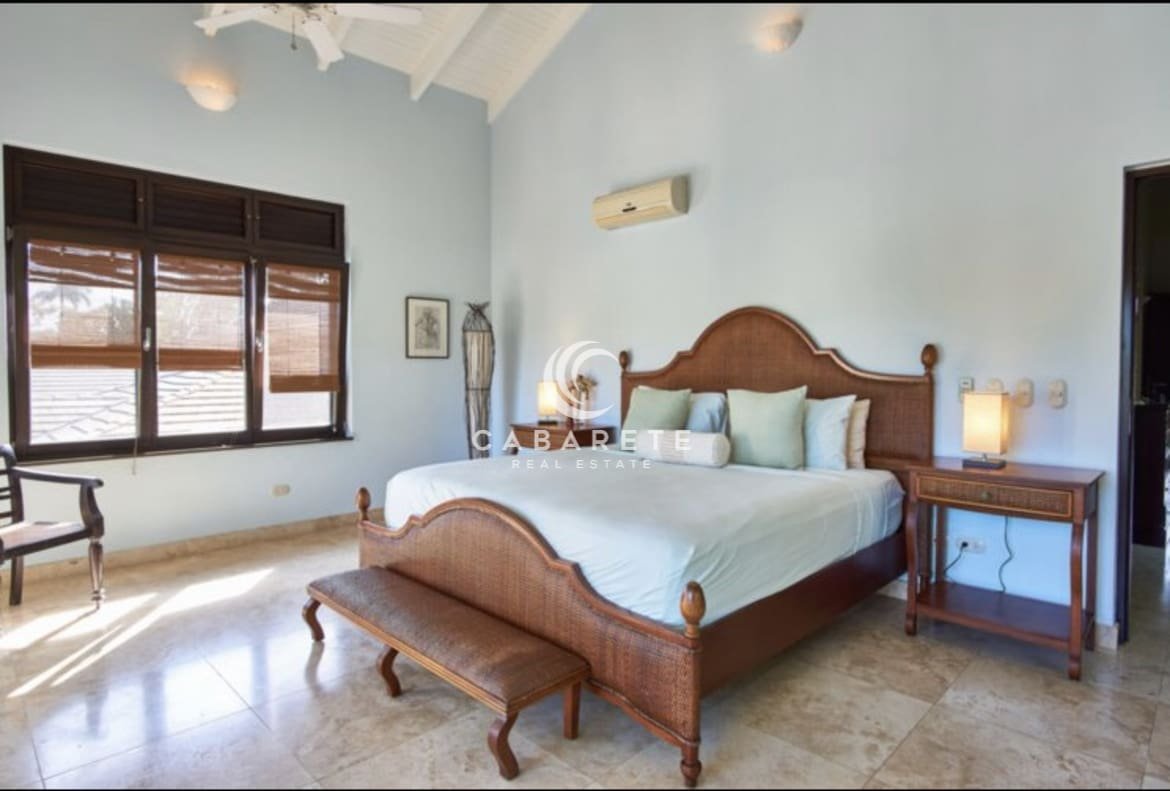 Ensuite bedroom luxury villa cabarete