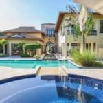Elegant pool area luxury villa sea horse ranch