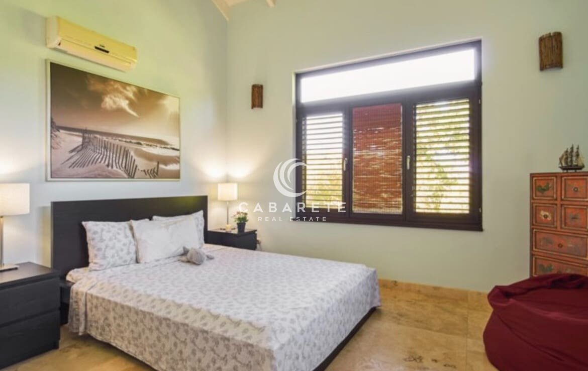 Ensuite bedroom luxury villa cabarete