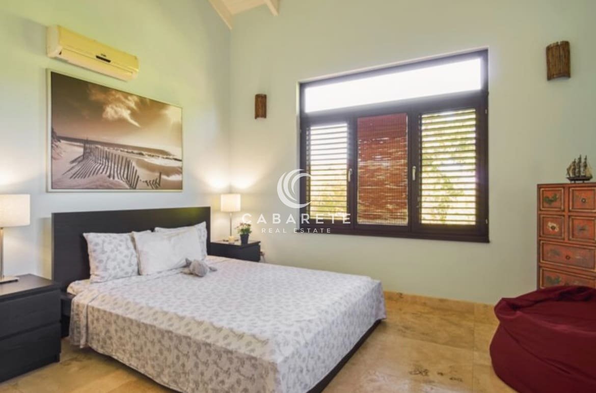 Ensuite bedroom luxury villa cabarete