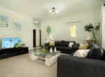 Living room of 2 bedroom garden condo in Pro Cab