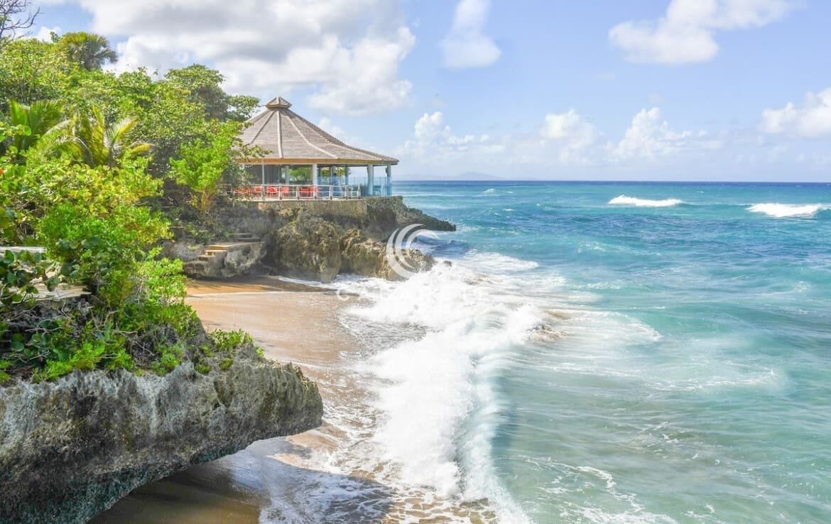 beach club close to the villa in luxury comunity with amazing ocean view between cabarete and sosua