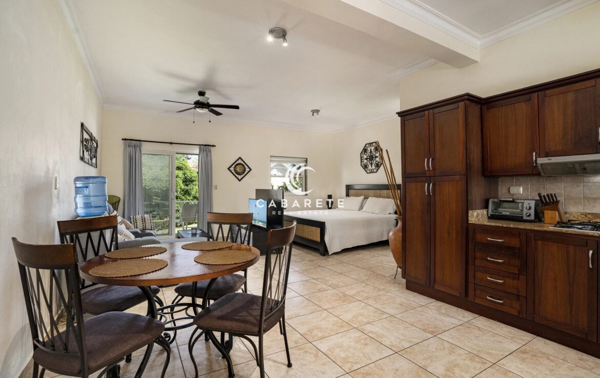 Beachside studio Ocean Dream Cabarete interior