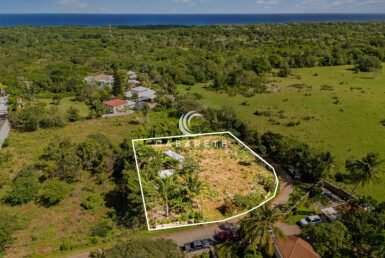 Aerial view of ocean dream apartment in Land for Sale in Lomas Mironas plot in Cabarete