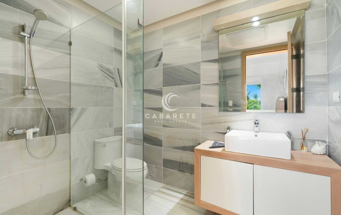 Beachfront condo for sale in Cabarete Kite Beach ocean view terrace direct beach access4
