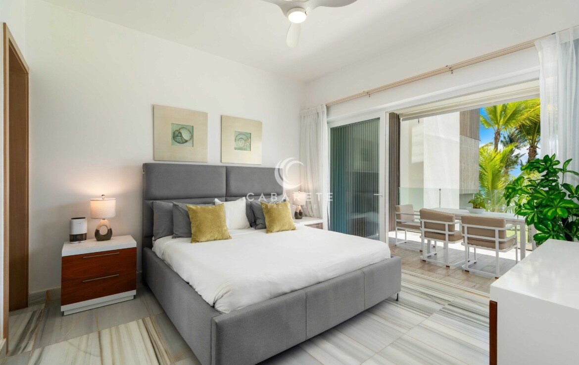 Beachfront condo for sale in Cabarete Kite Beach ocean view terrace direct beach access5