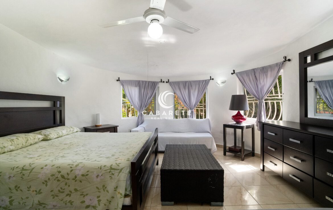 Bedroom in Pelícan Cabarete 3-bedroom villa