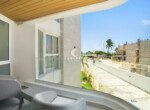 Ocean-view balcony at Mareal condominium in Cabarete