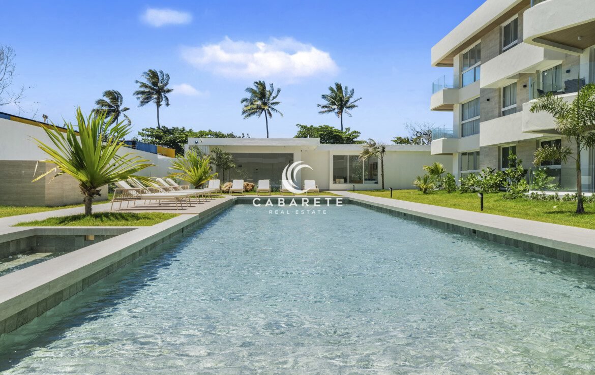 Resort-style swimming pool at Mareal Cabarete