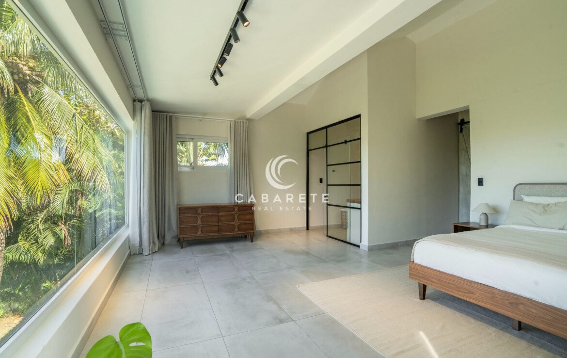 Master suite in tropical villa in Encuentro Cabarete