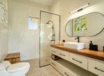 Modern bathroom in remodeled Encuentro villa